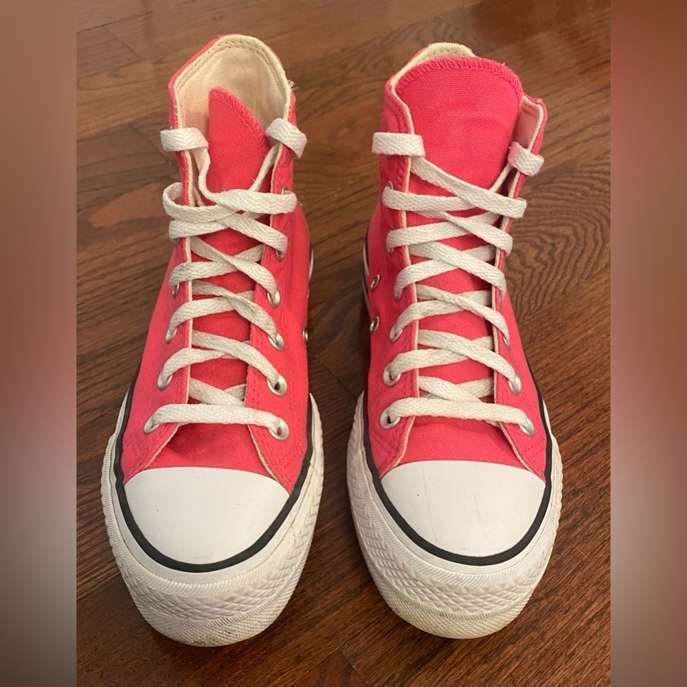 Converse All Star Chuck Taylor Lift Platform Canvas Size 5 Hot Pink